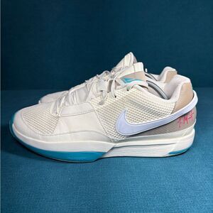 Size 11 - Men’s Nike Ja Morant 1 cream shoes